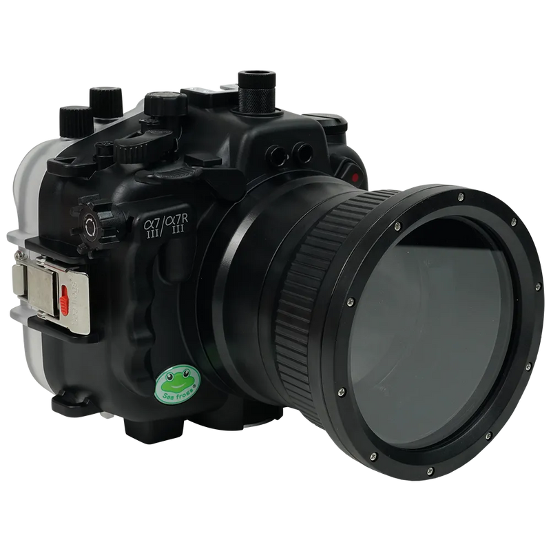 [a7iii-a7riii-fp90l4] Sea Frogs Salted Line Underwater Camera Housing for Sony A7III/A7RIII with 4'' Glass Flat Port