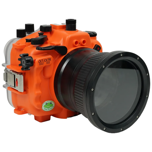 [a7iii-a7riii-fp90l4] Sea Frogs Salted Line Underwater Camera Housing for Sony A7III/A7RIII with 4'' Glass Flat Port