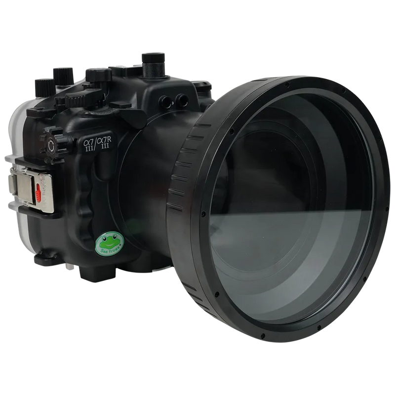 [a7iii-a7riii-fp90l6] Sea Frogs Salted Line Underwater Camera Housing for Sony A7III/A7RIII with 6'' Glass Flat Port