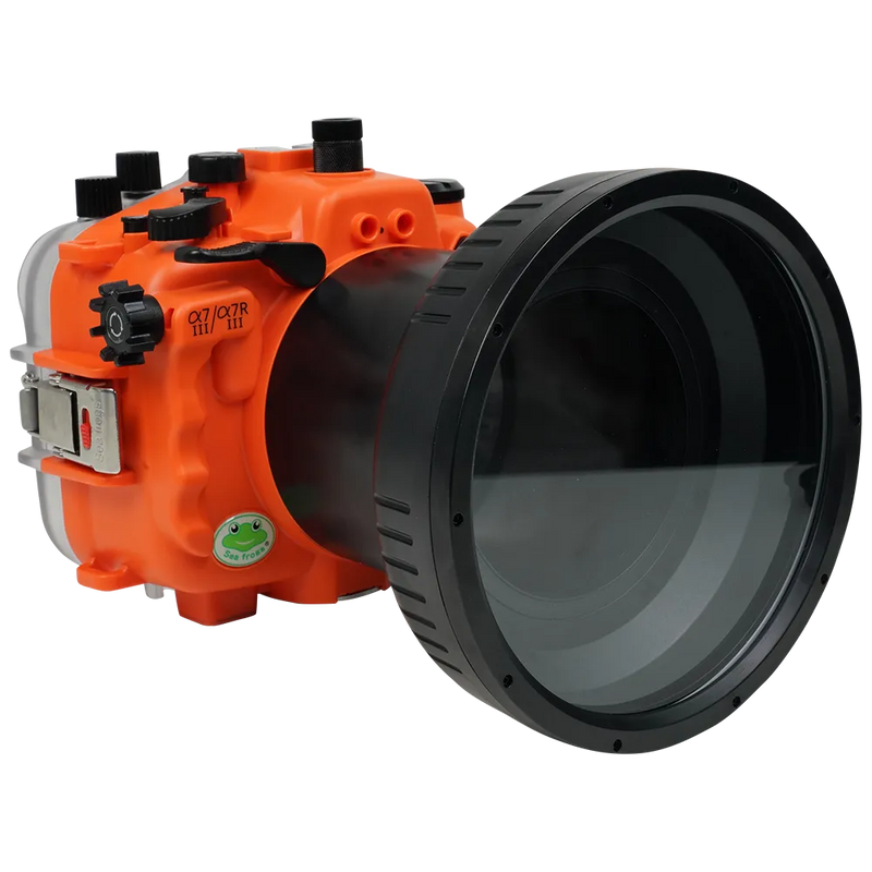 [a7iii-a7riii-fp90l6] Sea Frogs Salted Line Underwater Camera Housing for Sony A7III/A7RIII with 6'' Glass Flat Port