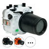 [a7iii-a7riii-fp90l67] Sea Frogs Salted Line Underwater Camera Housing for Sony A7III/A7RIII with 67mm Thread Glass Flat Port