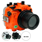 [a7iii-a7riii-fp90m67] Sea Frogs Salted Line Underwater Camera Housing for Sony A7III/A7RIII with 67mm Thread Glass Flat Port