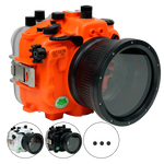 [a7iii-a7riii-fp90s4] Sea Frogs Salted Line Underwater Camera Housing for Sony A7III/A7RIII with 4'' Glass Flat Port