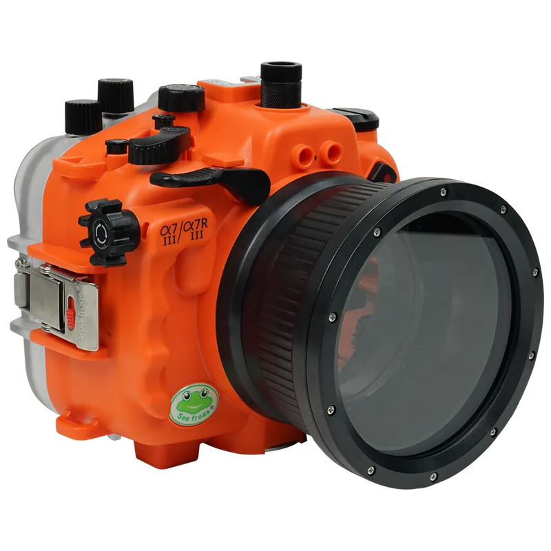 [a7iii-a7riii-fp90s4] Sea Frogs Salted Line Underwater Camera Housing for Sony A7III/A7RIII with 4'' Glass Flat Port