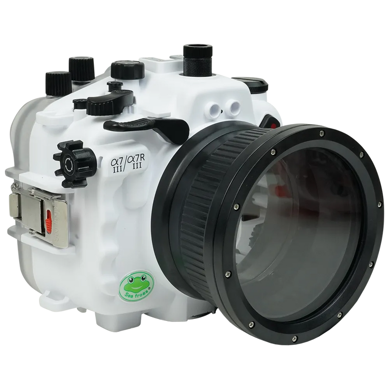 [a7iii-a7riii-fp90s4] Sea Frogs Salted Line Underwater Camera Housing for Sony A7III/A7RIII with 4'' Glass Flat Port