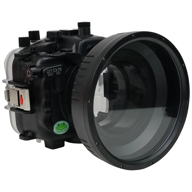 [a7iii-a7riii-fp90s6] Sea Frogs Salted Line Underwater Camera Housing for Sony A7III/A7RIII with 6'' Glass Flat Port