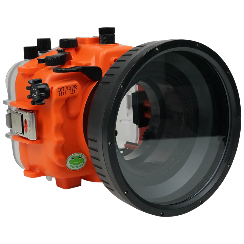 [a7iii-a7riii-fp90s6] Sea Frogs Salted Line Underwater Camera Housing for Sony A7III/A7RIII with 6'' Glass Flat Port