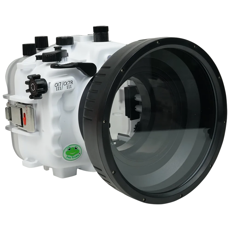 [a7iii-a7riii-fp90s6] Sea Frogs Salted Line Underwater Camera Housing for Sony A7III/A7RIII with 6'' Glass Flat Port