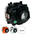 [a7iii-a7riii-fp90ss67] Sea Frogs Salted Line Underwater Camera Housing for Sony A7III/A7RIII with 67mm Thread Glass Flat Port