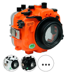 [a7iii-a7riii-fp90ss67] Sea Frogs Salted Line Underwater Camera Housing for Sony A7III/A7RIII with 67mm Thread Glass Flat Port