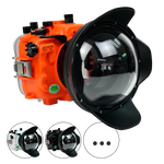 [a7iii-a7riii-v10-dp90a6] Sea Frogs Salted Line Underwater Camera Housing for Sony A7III/A7RIII with V10 Dome Port