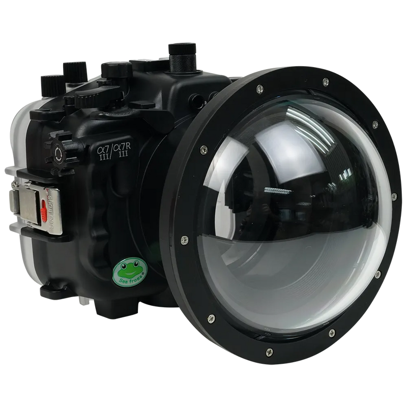 [a7iii-a7riii-v10-dp90a6s] Sea Frogs Salted Line Underwater Camera Housing for Sony A7III/A7RIII with V10 Dome Port
