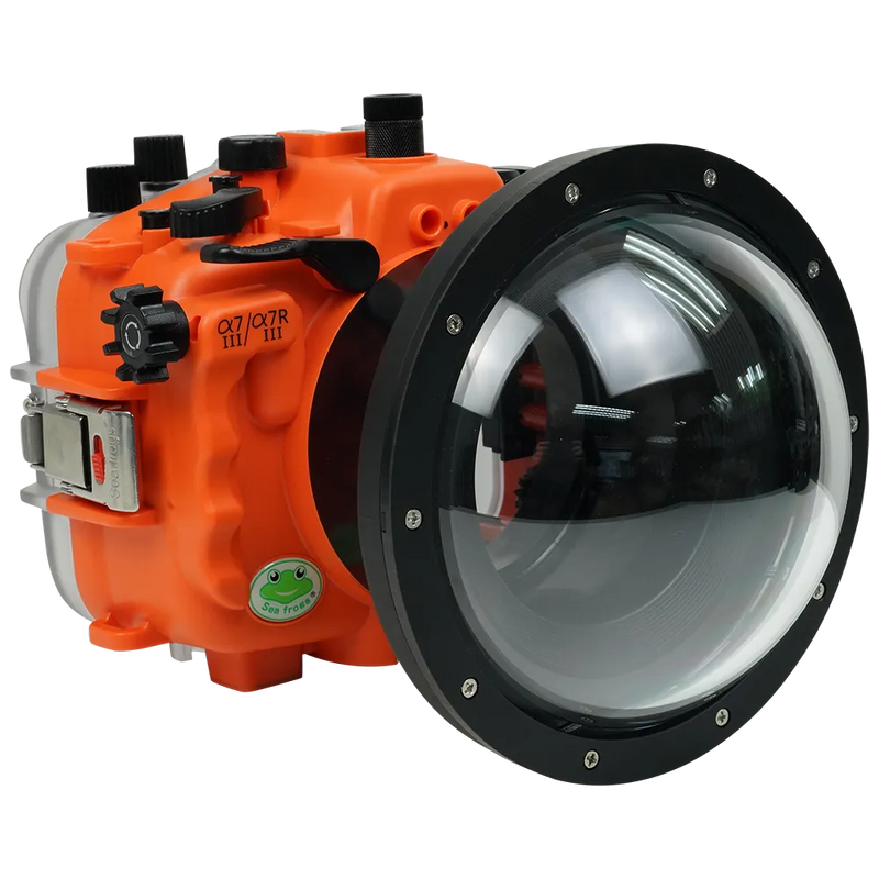 [a7iii-a7riii-v10-dp90a6s] Sea Frogs Salted Line Underwater Camera Housing for Sony A7III/A7RIII with V10 Dome Port