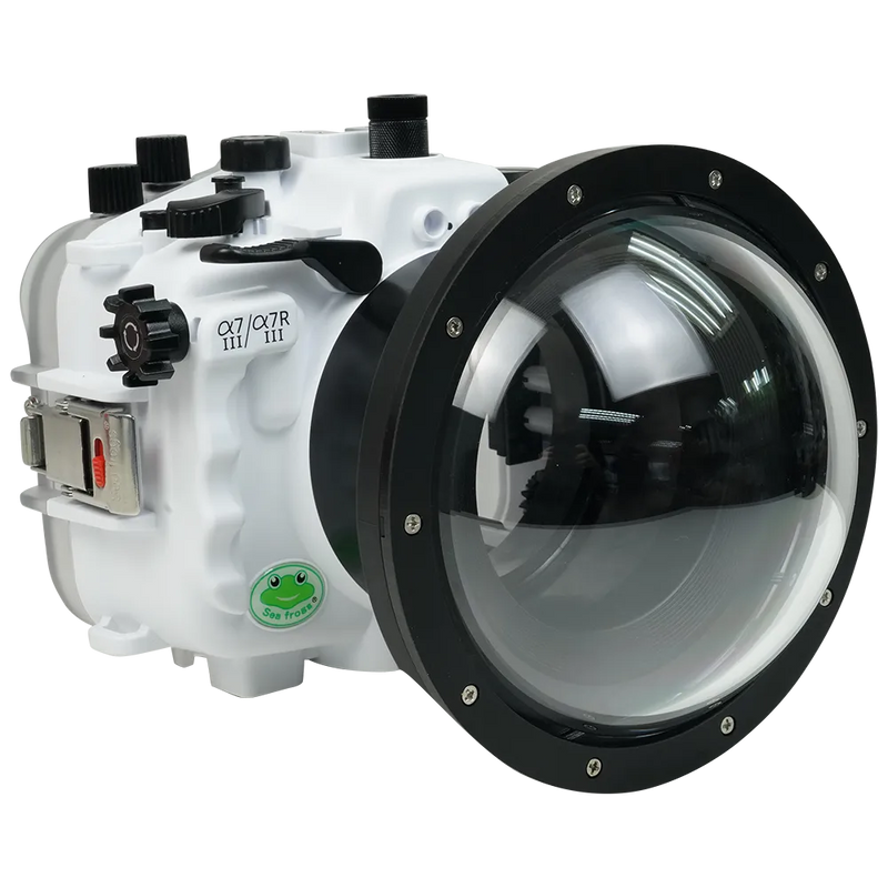 [a7iii-a7riii-v10-dp90a6s] Sea Frogs Salted Line Underwater Camera Housing for Sony A7III/A7RIII with V10 Dome Port