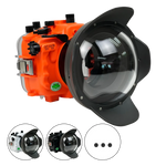 [a7iii-a7riii-v10-dp90g6] Sea Frogs Salted Line Underwater Camera Housing for Sony A7III/A7RIII with V10 Dome Port