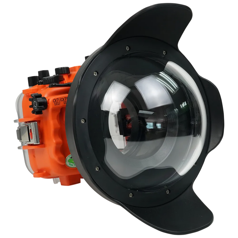 [a7iii-a7riii-v10-dp90g8] Sea Frogs Salted Line Underwater Camera Housing for Sony A7III/A7RIII with V10 Dome Port