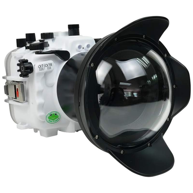 [a7iii-a7riii-v2-dp90a6] Sea Frogs Salted Line Underwater Camera Housing for Sony A7III/A7RIII with V2 Dome Port