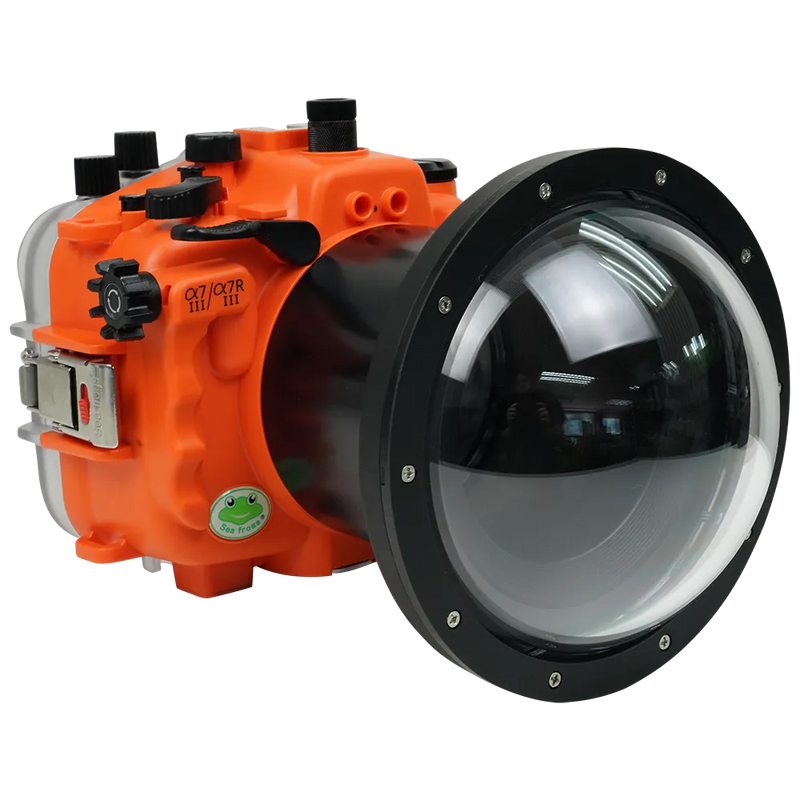 [a7iii-a7riii-v2-dp90a6s] Sea Frogs Salted Line Underwater Camera Housing for Sony A7III/A7RIII with V2 Dome Port