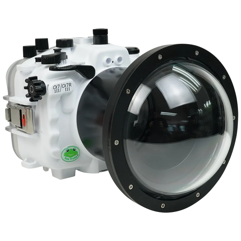 [a7iii-a7riii-v2-dp90a6s] Sea Frogs Salted Line Underwater Camera Housing for Sony A7III/A7RIII with V2 Dome Port