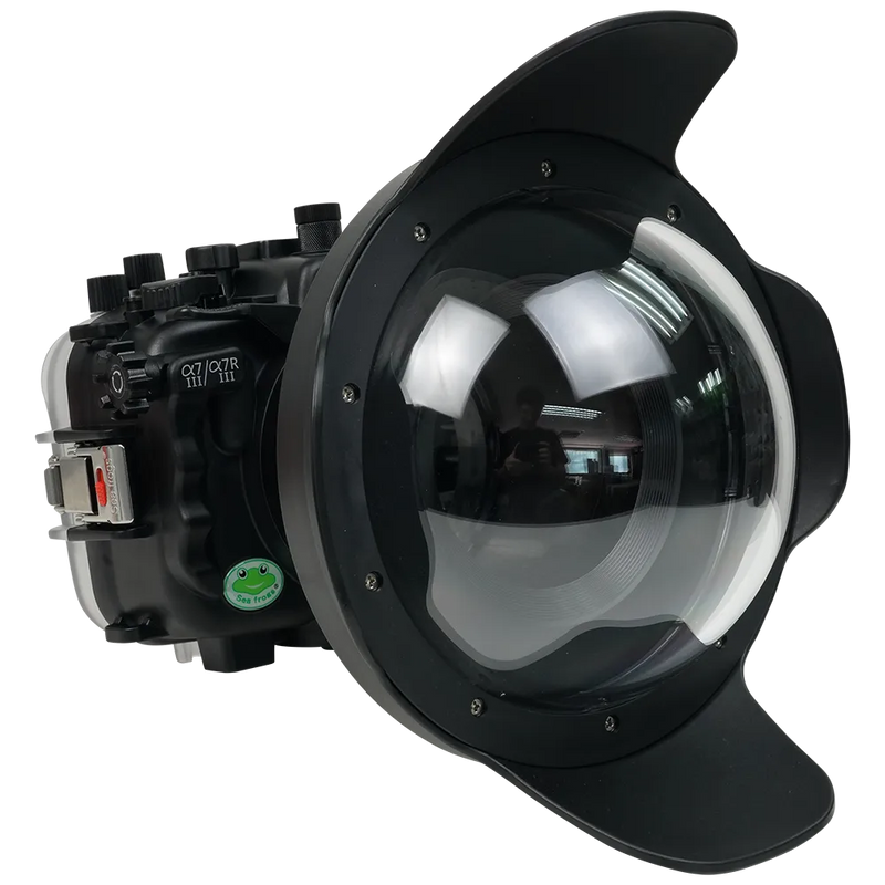 [a7iii-a7riii-v2-dp90a8] Sea Frogs Salted Line Underwater Camera Housing for Sony A7III/A7RIII with V2 Dome Port