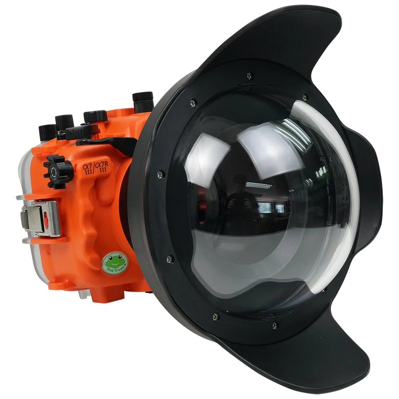 [a7iii-a7riii-v2-dp90a8] Sea Frogs Salted Line Underwater Camera Housing for Sony A7III/A7RIII with V2 Dome Port