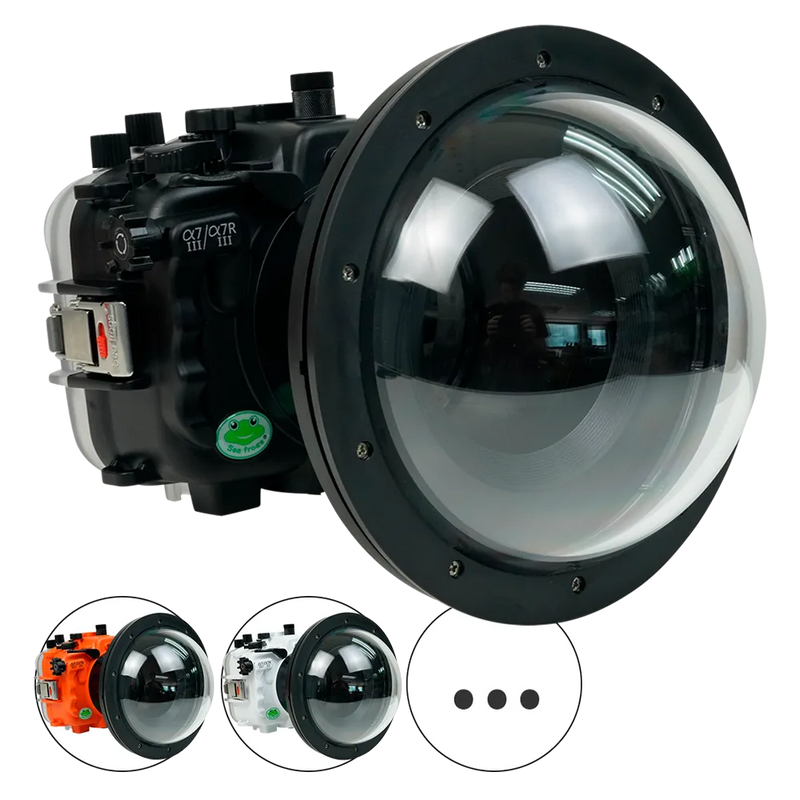 [a7iii-a7riii-v2-dp90a8s] Sea Frogs Salted Line Underwater Camera Housing for Sony A7III/A7RIII with V2 Dome Port