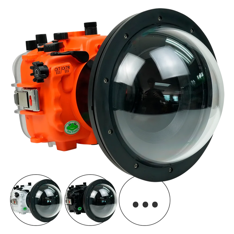 [a7iii-a7riii-v2-dp90a8s] Sea Frogs Salted Line Underwater Camera Housing for Sony A7III/A7RIII with V2 Dome Port