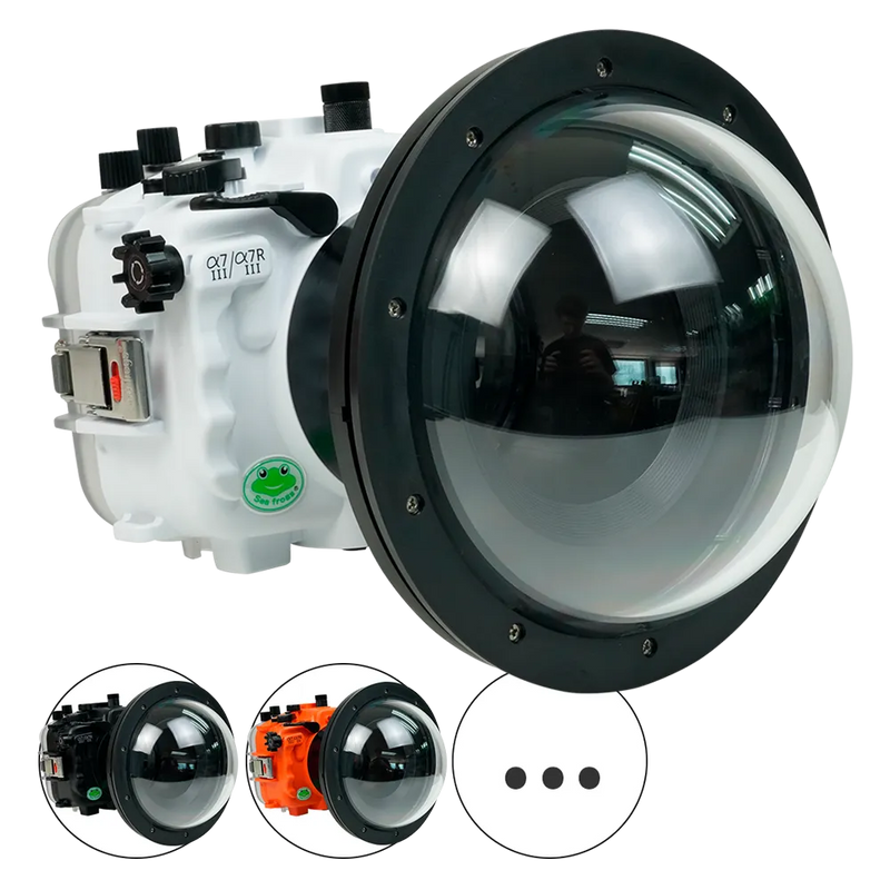 [a7iii-a7riii-v2-dp90a8s] Sea Frogs Salted Line Underwater Camera Housing for Sony A7III/A7RIII with V2 Dome Port