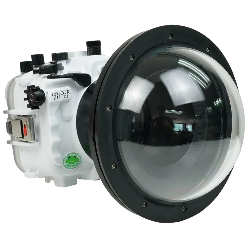 [a7iii-a7riii-v2-dp90a8s] Sea Frogs Salted Line Underwater Camera Housing for Sony A7III/A7RIII with V2 Dome Port