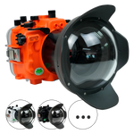 [a7iii-a7riii-v2-dp90g6] Sea Frogs Salted Line Underwater Camera Housing for Sony A7III/A7RIII with V2 Dome Port