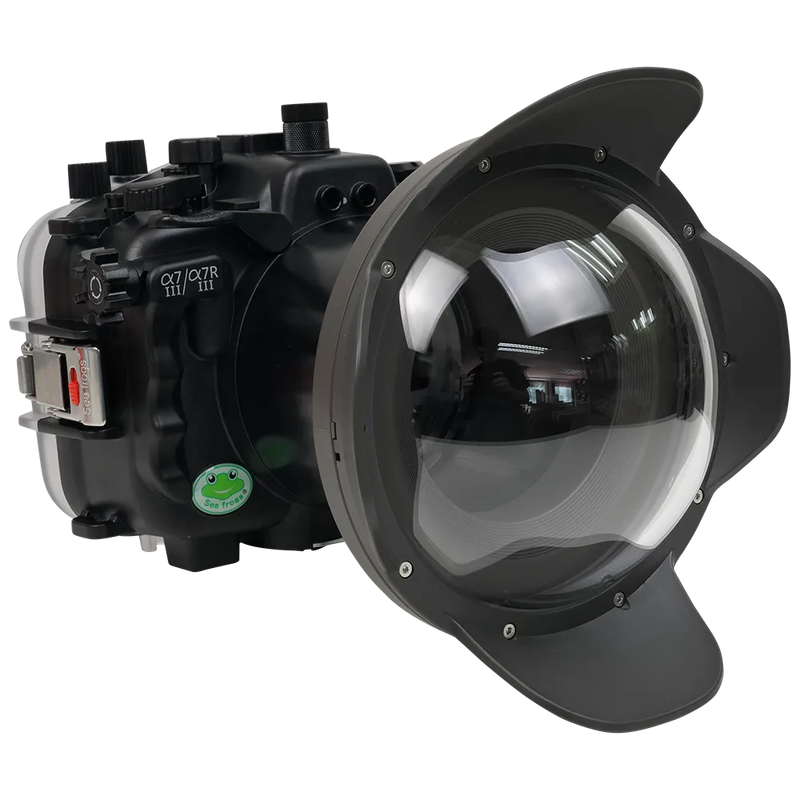 [a7iii-a7riii-v2-dp90g6] Sea Frogs Salted Line Underwater Camera Housing for Sony A7III/A7RIII with V2 Dome Port