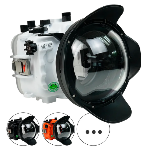 [a7iii-a7riii-v7-dp90a6] Sea Frogs Salted Line Underwater Camera Housing for Sony A7III/A7RIII with V7 Dome Port