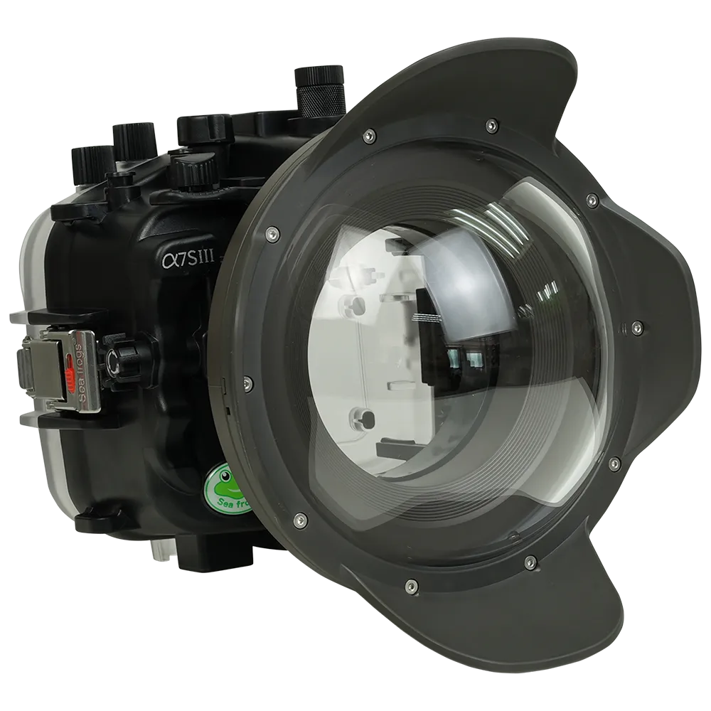a7siii用水中ハウジング Seafrogs おまけ多数 Sea Frogs Salted Line Housing for Sony A7SIII |4'' Glass