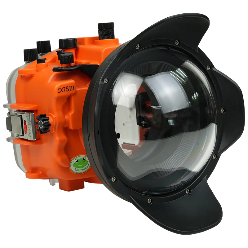 [a7siii-v7-dp90a6] Sea Frogs Salted Line Underwater Camera Housing for Sony A7SIII with V7 Dome Port