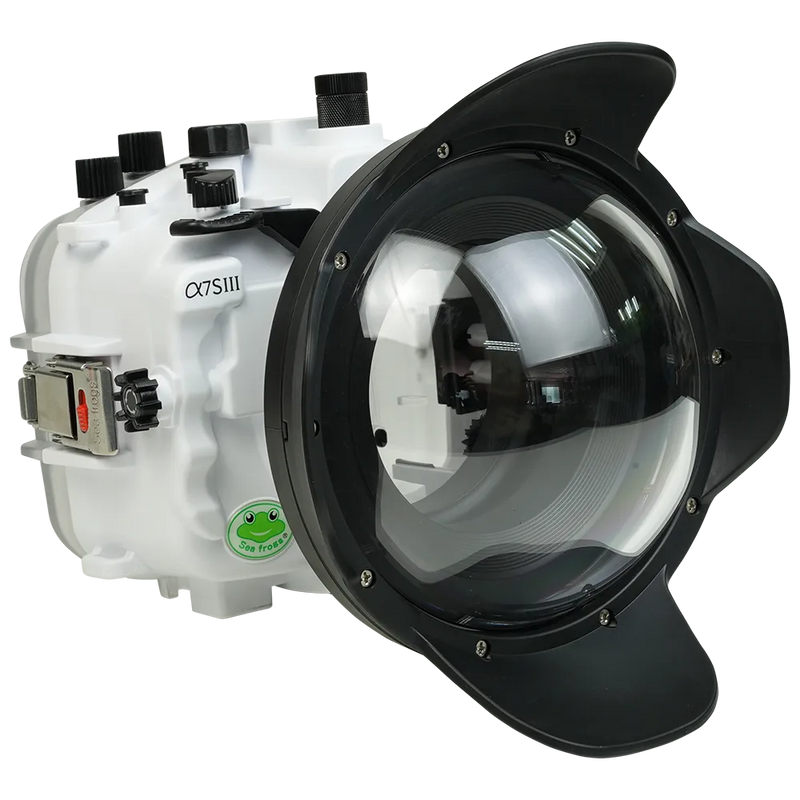 [a7siii-v7-dp90a6] Sea Frogs Salted Line Underwater Camera Housing for Sony A7SIII with V7 Dome Port