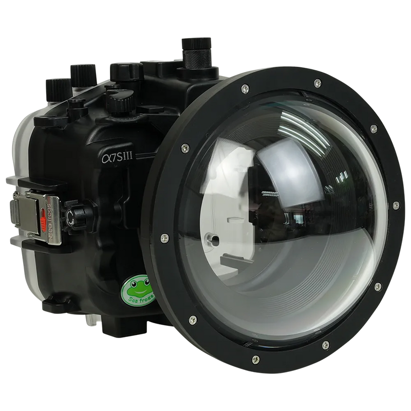 [a7siii-v7-dp90a6s] Sea Frogs Salted Line Underwater Camera Housing for Sony A7SIII with V7 Dome Port