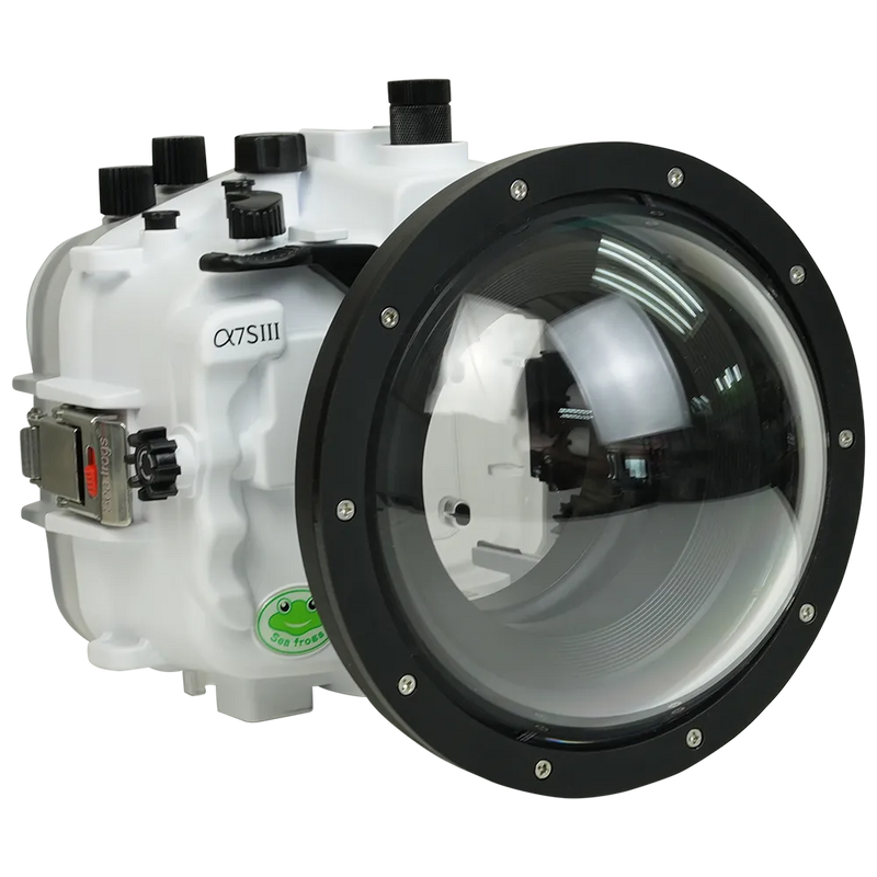 [a7siii-v7-dp90a6s] Sea Frogs Salted Line Underwater Camera Housing for Sony A7SIII with V7 Dome Port
