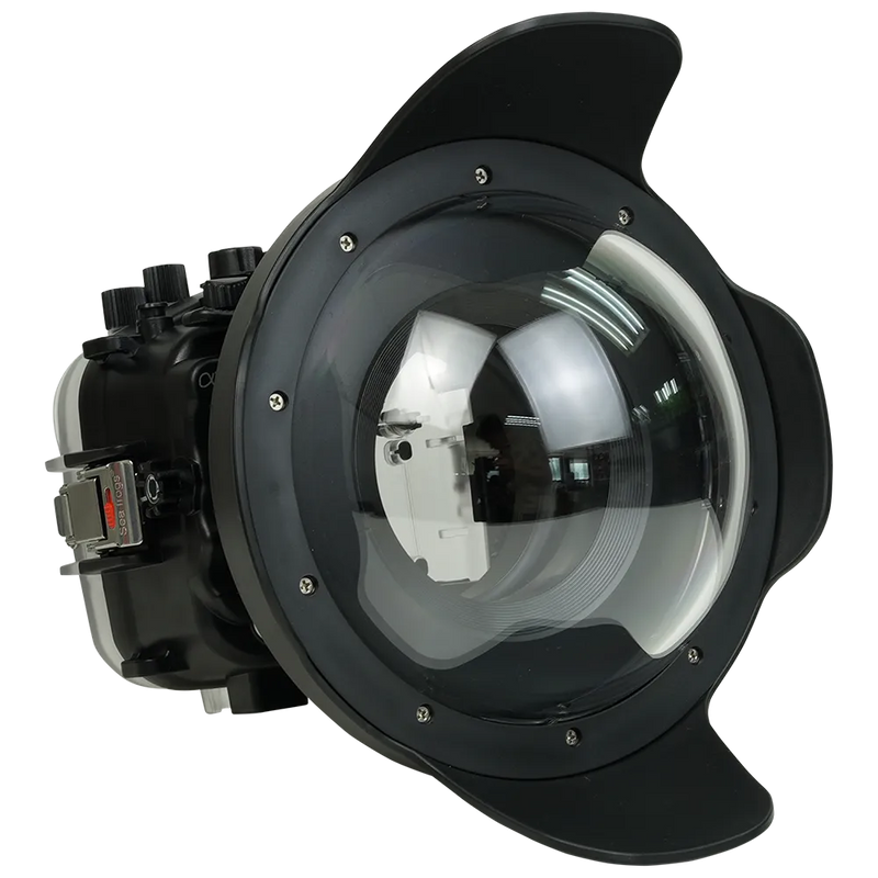 [a7siii-v7-dp90a8] Sea Frogs Salted Line Underwater Camera Housing for Sony A7SIII with V7 Dome Port