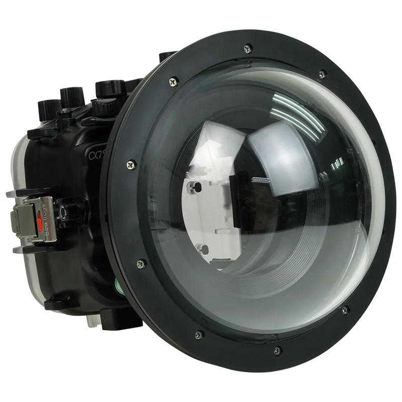 [a7siii-v7-dp90a8s] Sea Frogs Salted Line Underwater Camera Housing for Sony A7SIII with V7 Dome Port