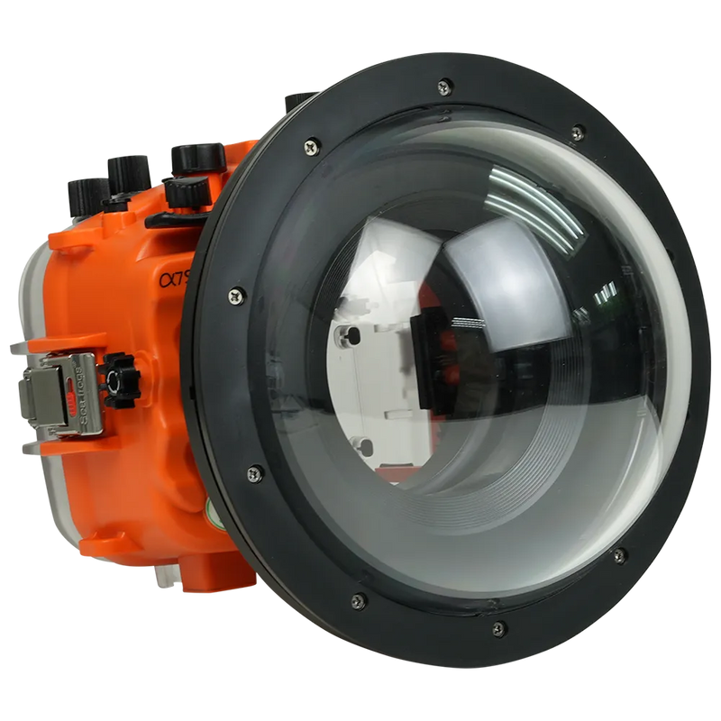 [a7siii-v7-dp90a8s] Sea Frogs Salted Line Underwater Camera Housing for Sony A7SIII with V7 Dome Port