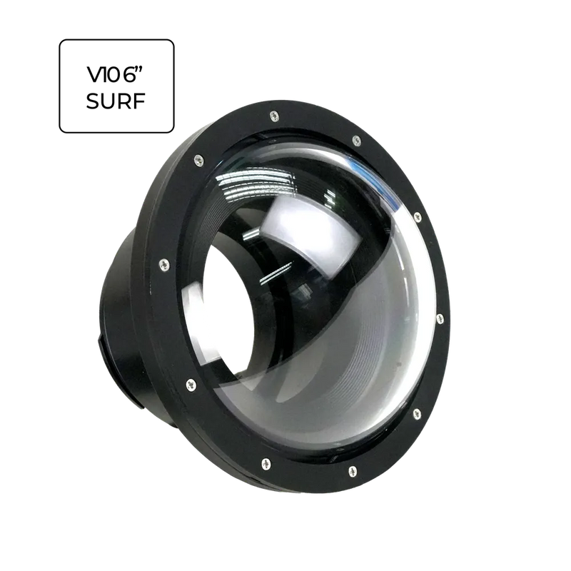 [sfdp90a6sv10] Sea Frogs V10 6" Acrylic Dome Ports Surf Edition  for Underwater Camera Housings