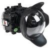 Sea Frogs Salted Line Series Sony A1 40M/130FT Waterproof camera housing with 6" Dome port V.7 (zoom gear included). Black