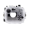 60M/195FT Waterproof housing for Sony RX1xx series Salted Line with Pistol grip (White) - A6XXX SALTED LINE