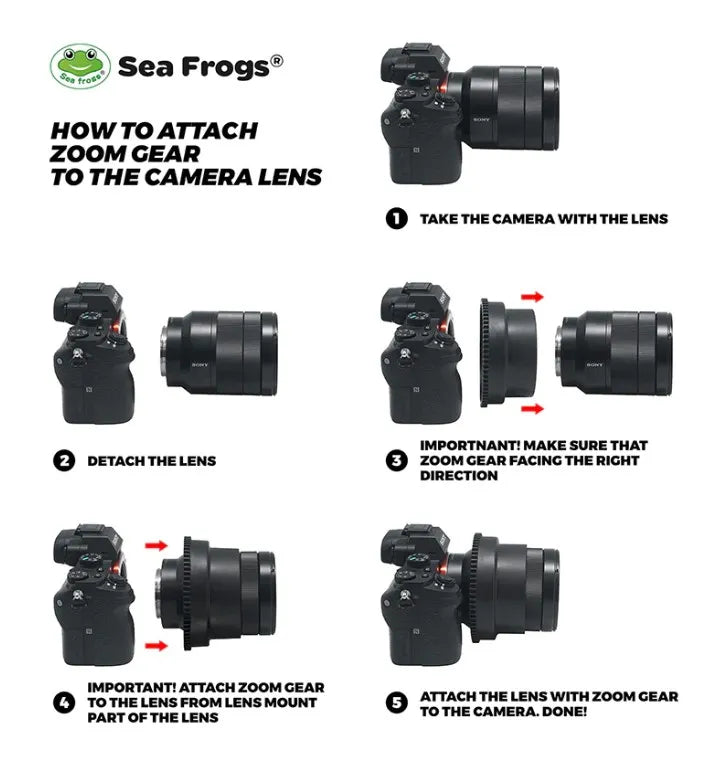 Zoom Gear for Fujifilm XF 18-55mm F2.8-4 R LM OIS Lens – seafrogs Zoom Gear for Fujifilm XF 18-55mm F2.8-4 R LM OIS Lens – seafrogs