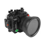 Sony A7R IV PRO 40M/130FT Underwater camera housing (Standard port) Zoom ring for FE28-70 included.Black