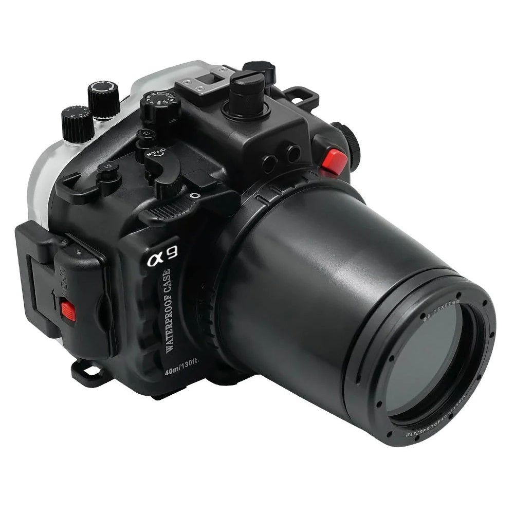 Seafrogs A7 Ii Pro/Ng Serie 40M/130Ft Custodia Impermeabile Impermeabile Per La Sony A7 Ii A7R Ii A7S Ii, Supporto Da 28-70 Mm Black [Versione Aggiornata Seafrogs A7 Ii Pro/Ng Serie 40M/130Ft Custodia Impermeabile Impermeabile Per La Sony A7 Ii A7R Ii A7S Ii, Supporto Da 28-70 Mm Black [Versione Aggiornata