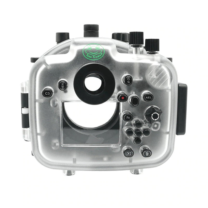 Sony A7 III PRO V.3 Series 40M/130FT Underwater camera housing without port. White