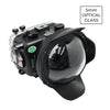 Sony A6600 SeaFrogs 40M/130FT UW housing with 6" Optical Glass Dry Dome Port V.1 for E10-18mm lens (zoom gear included)