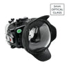 Sony A7C 40M/130FT Waterproof housing with 6" optical Glass Dome port V.1 (FE28-60mm Zoom gear included).