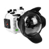 Sony A1 UW camera housing kit with 6" Dome port V.7 (Including Flat Long port).White